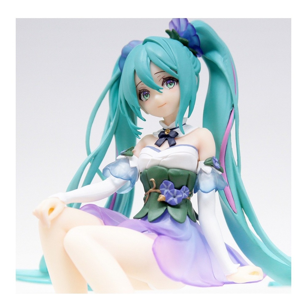 FuRyu Hatsune Miku Noodle Stopper Figure Teal Morning Glory US Seller - Picture 4 of 4